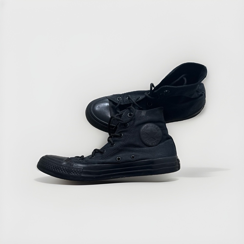 Converse Chuck Taylor All Star Womens Triple Black Size 8 High Top Shoes
